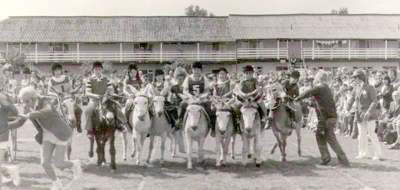 BUTLINS BOGNOR REGIS 1978 Donkey Derby Kerry 4 at Redcoats Reunited