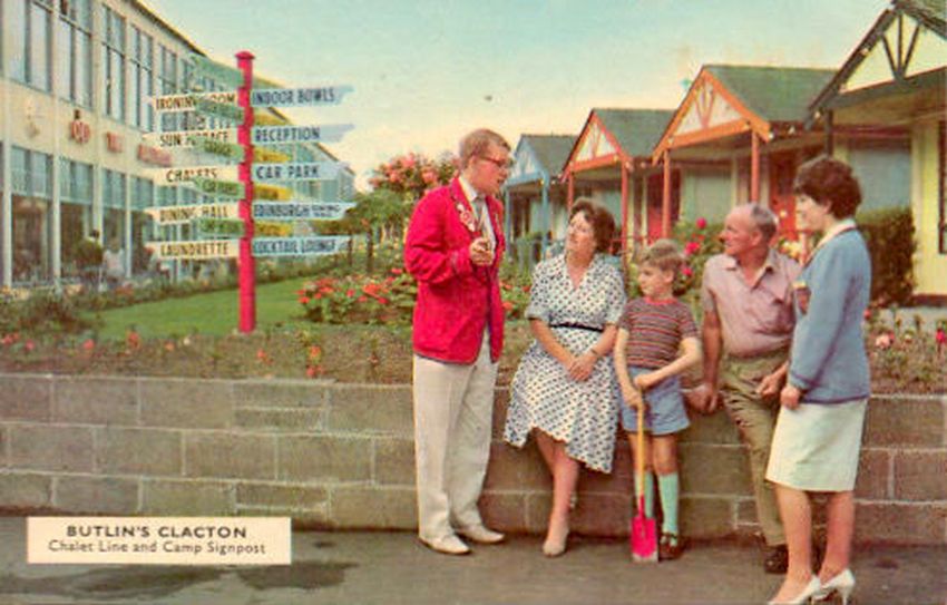 Butlins postcards Clacton 1 at Redcoats Reunited by A.J Marriot