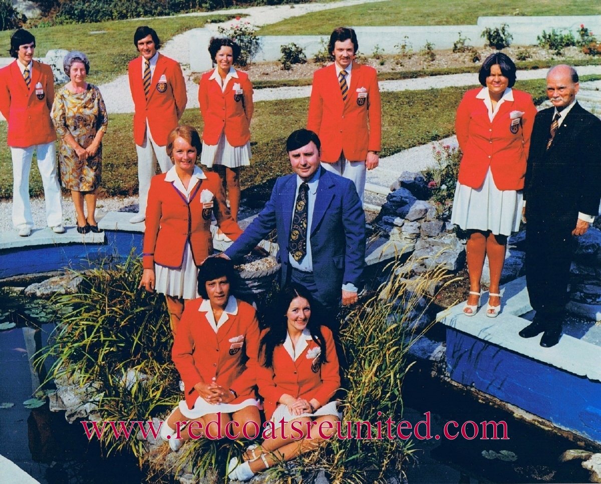 Butlins Brighton 1975 team at Redcoats Reunited CC1