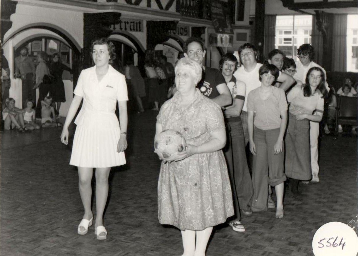 Butlins Skegness 1977 games 2 Steve at Redcoats Reunited