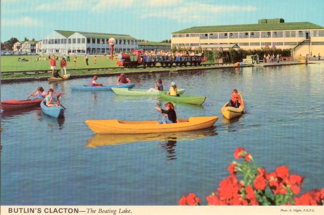 Butlins Clacton boating lake at Redcoats Reunited