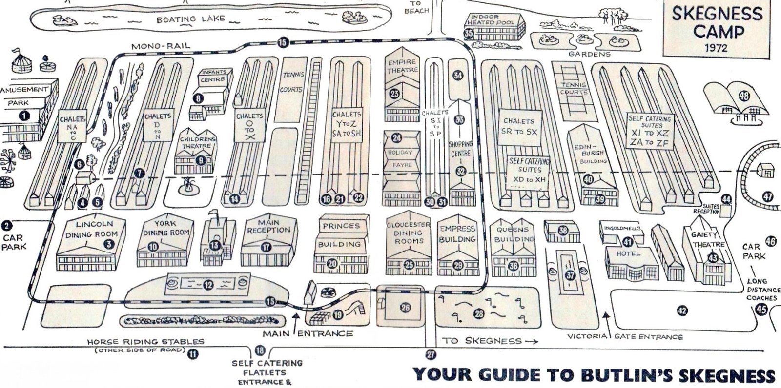butlins skegness camp plan 1972